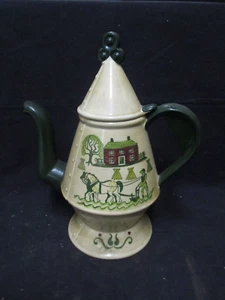 Vintage PATTERN HOMESTEAD PROVINCIAL BY METLOX COFFEE POT & LID !! - Picture 1 of 6