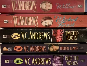 complete DEBEERS series VC Andrews KEYHOLE V.C. willow wicked woods leaves root - Picture 1 of 2