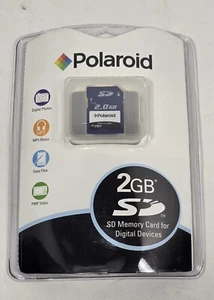 Polaroid PNY 2.0 GB SD Memory Card Digital Devices NEW SEALED PACKAGE! - Picture 1 of 3