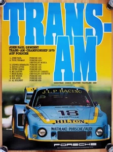 orig. Porsche Plakat Poster "Porsche gewinnt Trans-Am Champion 1979" Porsche 935 - Bild 1 von 3