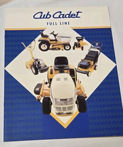 1996 Cub Cadet Ad Brochure Full Line Mowers Tractors Equipment - Picture 1 of 3