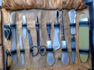 Maniküre/Pflegeset aus den 20er/30er Jahren? Sammlertraum! - Bild 1 von 9