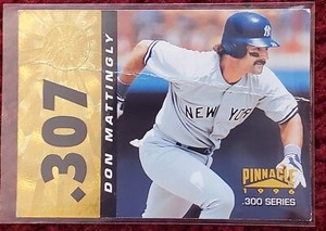 ⚾️1996 PINNACLE .300 SERIES - Don Mattingly #307⚾️