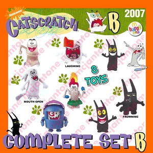 JUEGO MIP 8 B McDonald's 2007 CATSCRATCH Nickelodeon DIBUJOS ANIMADOS Gato BLIK Waffle JUGUETES - Imagen 1 de 4