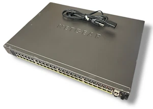 Netgear ProSafe GS752TP 52-Port Gigabit PoE Smart Switch with 4 SFP Ports - Picture 1 of 7