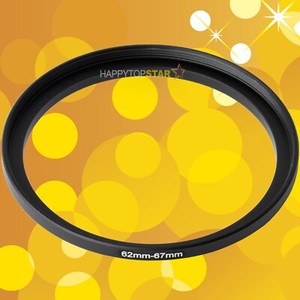 62-67 mm 62mm Male to 67mm Female 62mm-67mm Step-Up Coupling Ring Adapter Lens