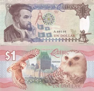 Quebec Canada 1 Dollars 2016 Snow Owl Jacques Cartier Fantasy - Picture 1 of 1