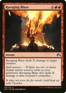 4 Ravaging Blaze 4x x4 - NM - Magic Origins - SPARROW MAGIC - Picture 1 of 1