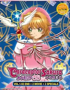Anime DVD Cardcaptor Sakura Season 1-4 Vol.1-92 End + 2 Movie + 2SP English Dub - Picture 1 of 3