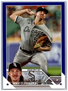 US165 Mike Clevinger Chicago White Sox 2023 Topps Retail Blue Parallel - Picture 1 of 2