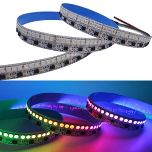5m 1903 IC RGB LED strip WS2811 180LEDs/m 12V Addressable Digital flexible Tape - Picture 1 of 9