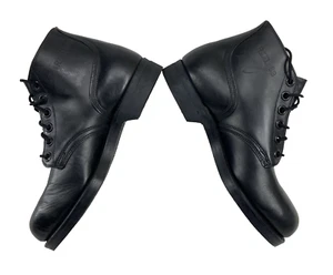 Combat 60 70s Mens Black Boots 7.5 Non-Sparking Oil Jet Fuel Resistant Steel Toe - Picture 1 of 16