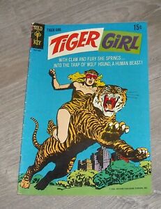 TIGER GIRL # 1 GOLD KEY COMICS 1968 FIRST APPEARANCE SUPER HEROINE