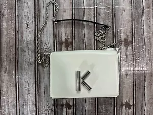 KENZO Chainy K Crossbody Bag color White - Picture 1 of 8