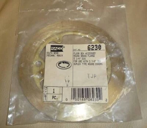 Raco 6230 Brass Carpet Flange, 5-1/4" Round Brass New Sealed 0 - Picture 1 of 3