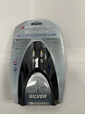 Monster Cable Digital Coax Silver 9.8 Feet - Image 1 of 3