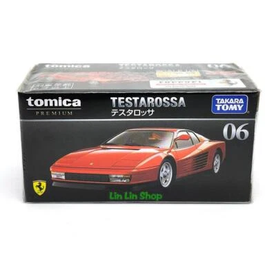 Tomica Premium #06 Red Ferrari Testarossa Vehicle Diecast New Model Takara Tomy - Image 1 of 2