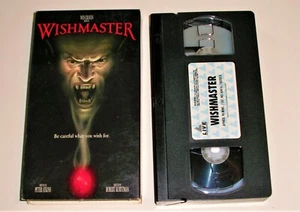 Wescraven WISHMASTER Be carefulwhat you wish for VHS - Picture 1 of 3