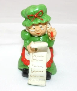 VINTAGE 1980 Wallace W Berrie PORTUGAL PVC Mrs Clause PVC CHRISTMAS FIGURE 2" - Picture 1 of 8