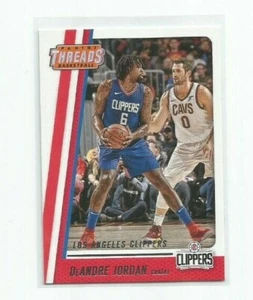 DeANDRE JORDAN (Clippers) 2017-18 PANINI THREADS BASKETBALL CARD #4 - Picture 1 of 1