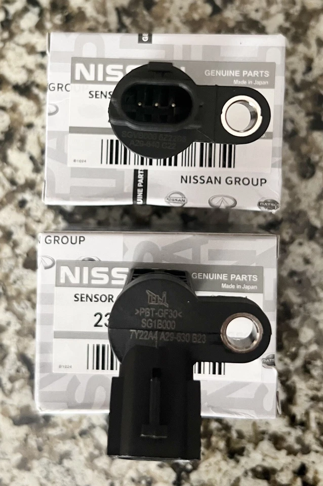 Sensor de posición del cigüeñal del árbol de levas OEM Nissan L+R para Murano Pathfinder Xterra Foto 1 de 4
