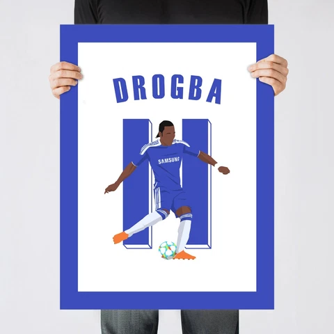 Drogba Penalty, 2012  UCL Final Chelsea Print/Poster/Wall-Art [Part 3 of 5] Cover
