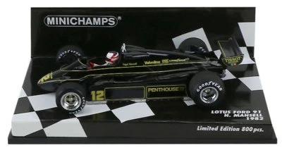 Minichamps Lotus Ford 91 1982 - Nigel Mansell 1/43 Scale - Image 1 of 4