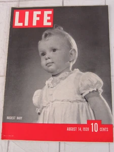 Life Magazine August 14, 1939 Busiest Baby - Imagen 1 de 7