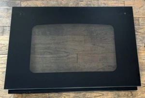 GE Stove Oven Range Door Black Outer Glass WB57T10332 - Picture 1 of 2