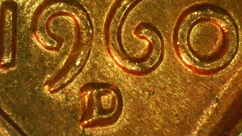 1960 D LD Lincoln Memorial Cent RPM-003 D/D W Stg A Unc Quantity Discount Cover