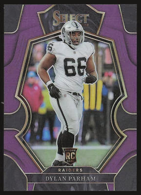 2022 Panini Select #154 Dylan Parham Purple Prizm #/75 SN,RC - Image 1 of 2