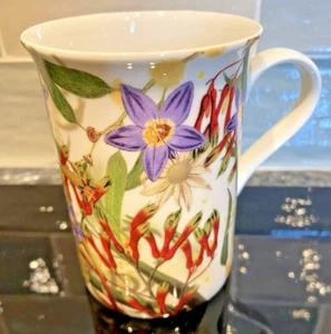 KOH LIVING Australian Wildflowers - Kangaroo Paw - China Mug - NEW - Picture 1 of 6
