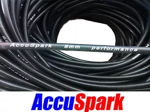 Cavo di accensione originale AccuSpark 8 mm silicone nero, filo. 1 metro - Foto 1 di 1