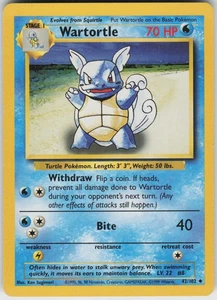 Pokemon Karte Wartortle 042/102 Base Set Uncommon - Bild 1 von 2