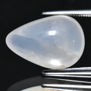 π 7.79ct 16x11mm Pear Cabochon Natural White Quartz - Africa Gemstone - Picture 1 of 4