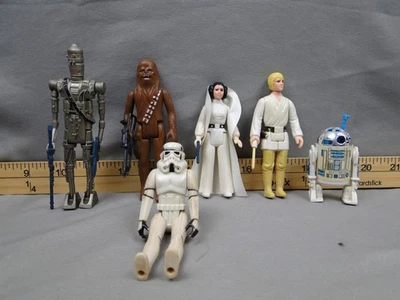 Accesorios De Colección Star Wars Luke Skywalker Princesa Leia IG 88 Chewbacca R2D2 Foto 1 de 4
