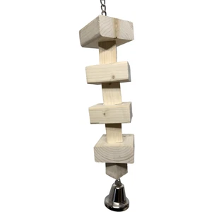 1809 Large Natural Block Chew Wood Toy for Medium to Large Pet Birds USA Made - Picture 1 of 10