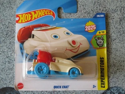Hot Wheels H5L 216 QUICK CHAT white telephone 2025 216/250 CaseL New casting - Image 1 of 2