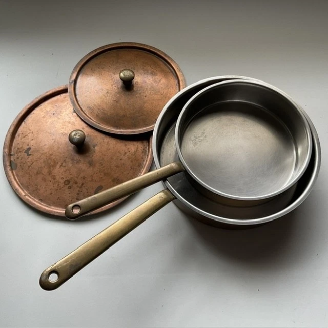 E27 culinox ヴィンテージ スイス spring社製 両手銅鍋 12㎝ 銅 料理鍋・円付鍋【スズ引き無し】｜寸胴鍋などキッチン用品の通販
