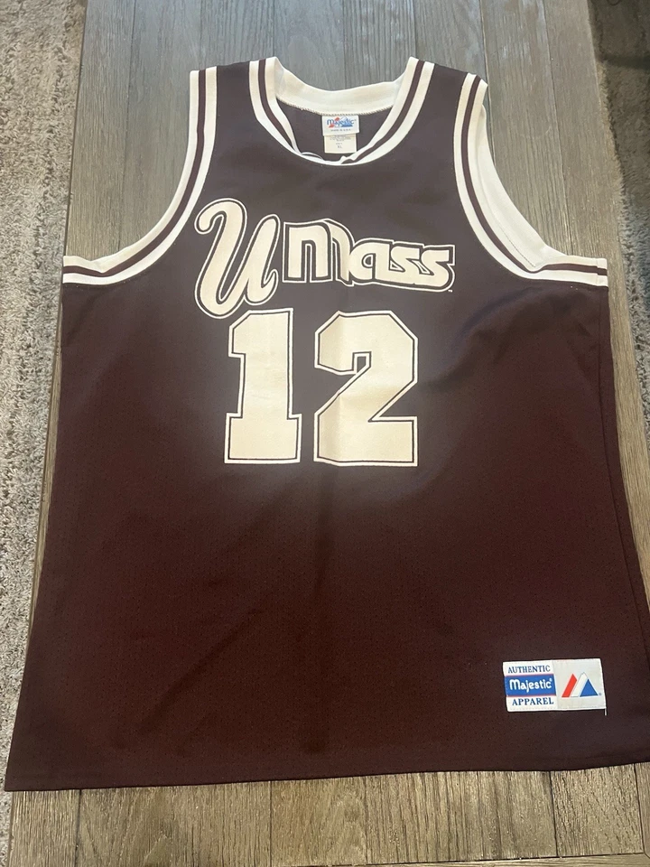 UMASS University Massachusetts basketball jersey 90’s Vintage New Majestic - Image 1 of 1