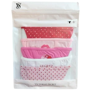 Victoria's Secret V-String Tanga Höschen Damen Medium 5er Pack VS Panty Paket - Bild 1 von 6