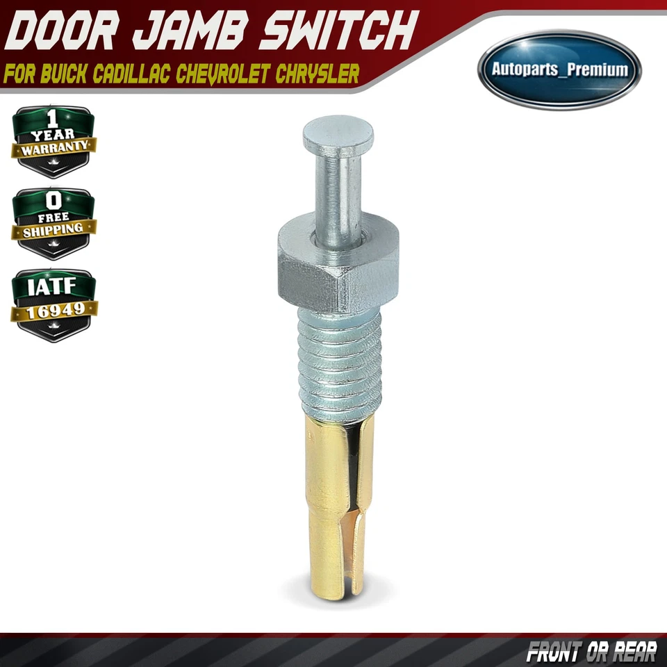 Interruptor de jamba de puerta delantera/trasera para Buick Cadillac Chevrolet Chrysler Dodge Toyota Foto 1 de 4