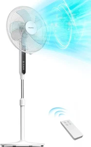 Ventilador de pie Pelonis 16 pulgadas motor DC 12 velocidades ajuste de altura - Imagen 1 de 8