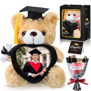 Seenelling 9 inches 2025 Graduation Plush Bear Graduation Gifts Set with Hear... - Picture 1 of 6