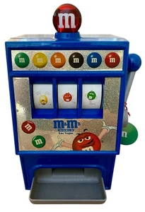 M&Ms Spielautomat Süßigkeitenspender Aufbewahrung Las Vegas mit Etikett - Bild 1 von 9