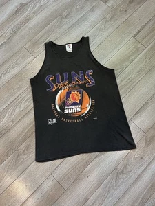 Vintage 90s NBA Phoenix Suns Basketball Graphic Tank Top Adult Size L VTG Retro - Picture 1 of 10