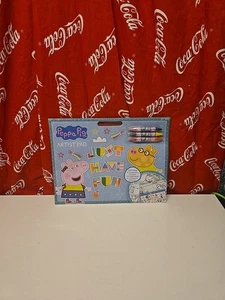 Peppa Pig Artist Pad With Stickers & Crayons Creative Activity Set Travel Gift - Picture 1 of 4