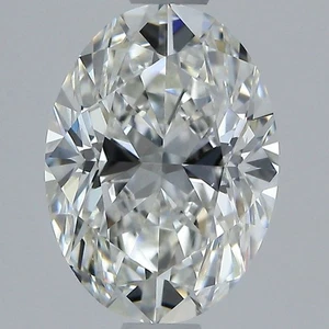 Oval Cut 1.40 CT Certified AGI Natural Mined Diamond Loose G color VVS2 clarity - Picture 1 of 2