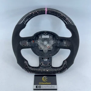 Volante de fibra de carbono real para Mini Cooper R55 R56 R58 R59 S Mk2 2007-2013 - Imagen 1 de 8