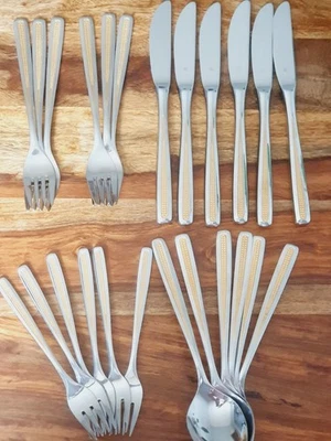 Wmf Cromargan Arosa Pontresina Besteckset 6. Personen 24 Teile(022) - Bild 1 von 4